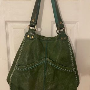 Lucky Brand Green Leather Bag